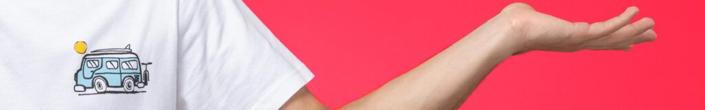 T-shirts of hoodies compleet bedrukt met je eigen logo of afbeelding!